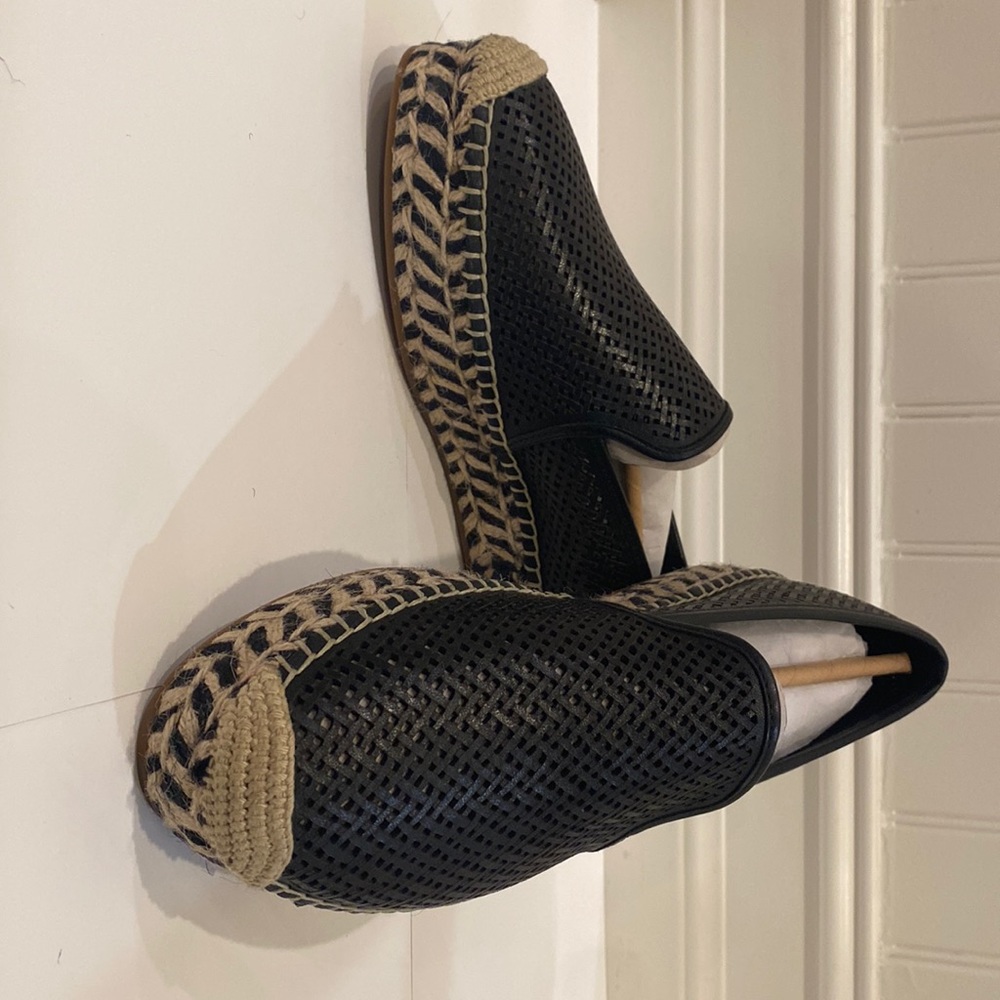 Vince Camuto Black Espadrille Flats